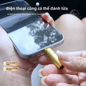 DAOFENGBAOLUO | Thiết Bị Đánh Lửa Mini Di Động Tiết Kiệm Năng Lượng Chống Gió Loại C