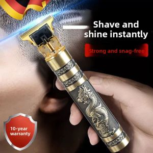 MONLEYTA | German Electric Hair Clipper Mens Oil Head Carving Home Use Shaving Tool Professional Barber Machine Self Haircut Device