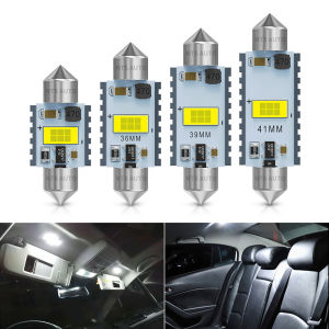 2pcs Festoon LED C5W C10W 31mm 36mm 39mm 41mm Car Interior Lights Super Bright 3570SMD Canbus No Error Dome Map Bulb Mirror Lamp