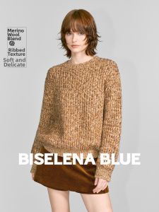BEIQIANI | Vintage Lazy Style Loose Slim Fit Wool Sweater