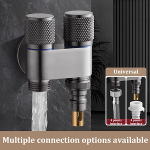 All-copper Washing Machine Faucet Automatic Water Stop Valve Special Buckle Water Nozzle Joint Drum Automatic 4 Points Universal