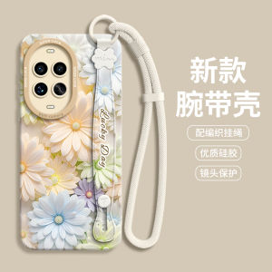 Creative Luxury Huawei Nova14 Silicone Phone Case with Wristband And Hanging Rope Female Version Vitality Edition Nova13 pro