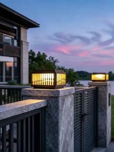 QIANQIU | Outdoor Solar Powered Waterproof Pillar Light