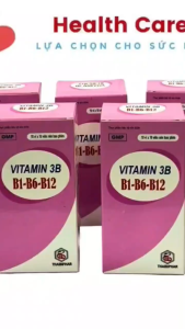 VITAMIN 3B bổ sung​B1-B6-B12 Hộp 100 viên ​THAIBIPHAR Người mới ốm dậy. mệt mỏi chán ăn sức đề kháng kém
