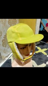 topi jepang tutup telinga topi cemper hat anak gratis bordir nama