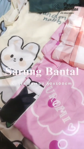 Sarung Bantal Cinta Ukuran 50x100 Bahan Microtex halus lembut