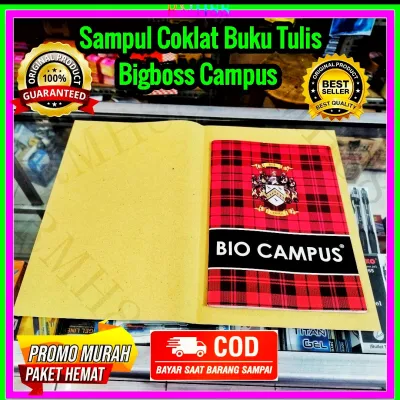 Sampul Coklat Buku Tulis Bigboss Campus Besar 1 Pak Isi 20 Lembar Warna coklat tebal Ukuran besar Untuk perlengkapan sekolah dan kantor