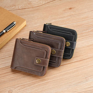 Dawaar Dompet Pendek Pemegang Kad Lelaki ( Star Men Coin Short Purse Multi-slot Card Holder Wallet  ) 12Y6