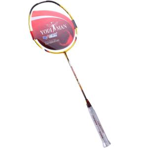YODIMAN | Competition Grade Power Offensive Carbon Fiber Lightweight Badminton Racket 35 lbs