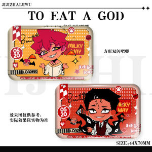 Q Version Toeatagod Game Human Eating God Nulla Rectangle Double Flash Jay Jay Badge Rice Hanging Decoration Student