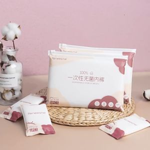 5PCs Soft Smooth Cotton Woman Disposable Panties Maternity Travel Underwear Seluar Dalam Pakai Buang Perempuan一次性内裤
