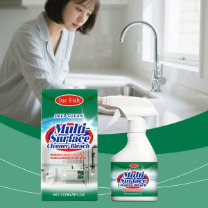 Multi Surface Cleaner with Bleach - Remores stains and odors From a variety of surfacen 237ml/8.0fl.oz