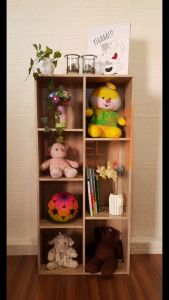 Stella Lemari Buku Kayu & Rak Buku 7 Susun