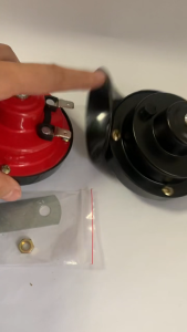 COD OTOHEROES 2 PCS Klakson Mobil Keong Suara Super Keras 24 Volt Bass Stereo Car Horn Truk Canter