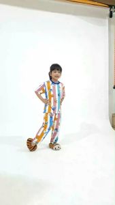 Kiminori SADA.CP Setelan Piyama Anak Lengan Pendek
