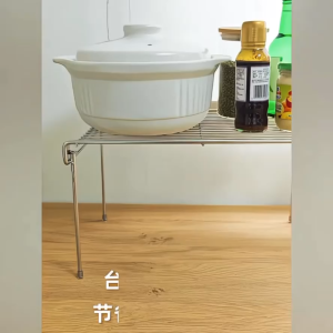 *SG Stock* SS304 Stackable Rack Cabinet Tiered Shelves Kitchen Shelf Kitchen Rack Desktop Rack Space Saver Rack Countertop Rack Countertop Organizer Rack Under Sink Organizer Rack Cabinet Organizer Rack Pot Stand Pot rack Pots Holders