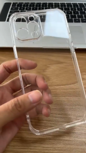 COC Transparent Shockproof Back Phone Case for OPPO A17/A17K A54 4G A55 4G A37/Neo 9 Reno 5G A76 4G A3S/A5 A16
