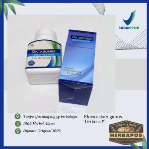 Ektrak Ikan Gabus Oktabumin 60 kp | mempercepat penyembuhan luka | oktabumin terlaris