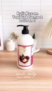 Fameux Whitening Shower Scrub Manggosteen 500ml | Sabun Mandi | Sabun Cair