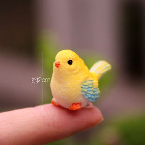 Mini Artificial Bird Resin Crafts Handmade DIY Landscaping Accessories Micro Landscape Gardening Bonsai Decoration Ornaments