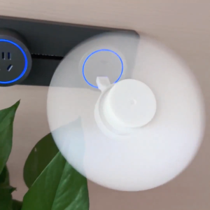 การตั้งแคมป์กลางแจ้ง คอมพิวเตอร์  พัดลมแขวนขนาดเล็กไร้เสียงสำหรับหอพัก | คอมพิวเตอร์  พัดลมบ้านขนาดเล็กความเร็วสูง |   การออกแบบสกรูซ็อกเก็ต