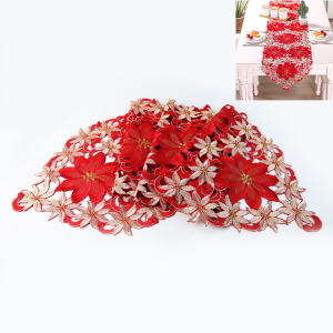 Christmas Printed Tablecloths Party Picnic Tablecloth Table Decoration Christmas Embroidered Table Runners Table Linens