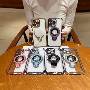 เคสไอโฟน 17air เคสโทรศัพท์ กันกระแทก พร้อมขาตั้ง + รุ่นใหม่ เคส iPhone 17 16 15 14 13 pro promax plus air