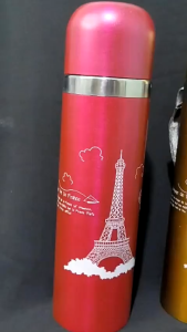 Thermos/Termos Karakter Paris Bahan Steinless Steel Ukuran 500ML