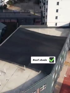 Paranet 95% Kepadatan Tinggi Anti UV Sunshade Net Tahan Lama Untuk Taman Pertanian Rumah Kaca 2M/3M