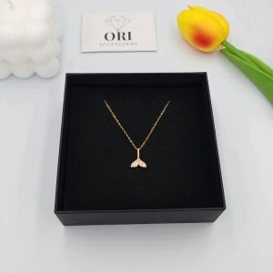 Dây chuyền nữ Vây cá đính đá Neala thời trang ORI ACCESSORIES D011