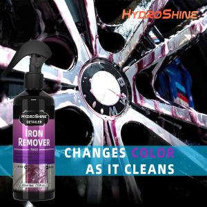 Hydroshine Iron Remover Car Detailing Fallout Spray Rust Remover Spray for Brake Rim Metal Surface Particles Decontamination Kit