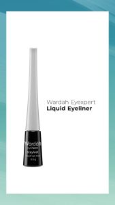 Wardah Eyexpert Staylast Liquid Eyeliner - Eyeliner Cair dengan Warna Intense dan Waterproof - Mudah Digunakan dengan Aplikator