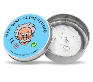 Lab Putty Crystal Clear Glass Best Thinking Smart Crazy Stress Putty with Tin Sensory & Bouncing Toy Stress Relief Toy Blind Box