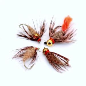6 Chiếc Mồi Câu Ruồi Bằng Đồng Thau Đầu Dạng Hạt Kiểu Nymph Chìm Nhanh Mồi Jig Tungsten Dành Cho Cá Hồi Cá Grayling Mồi Câu Ruồi Tai Thỏ Chìm Nhanh Câu Ở Suối Sông Hồ
