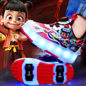Invisible Four-Wheel Roller Skates
