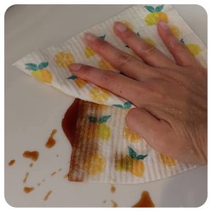 Reusable Swedish Dishcloth Eco Friendly Absorbent Cloth Cleaning Towel 2pc set with ecofriendly cellulose sponge Washer Safe. Kitchen and Bathroom