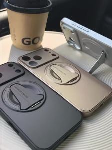 Magnetic Invisible Folding Kickstand Phone Case For Xiaomi 17 Pro Max 15 Ultra 14 Pro 15S Pro Lens Protection Shockproof Cover