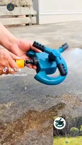 COD sprinkler penyiram tanaman air berputar 360 taman otomatis pertanian / kincir air putar petani murah plastik pertanian penyiram tanaman taman kebun / alat penyiram siram rumput LIUYI Penyiram Tanaman Otomatis Putar 360 Derajat 3 Sprinkler Spray - LY-3