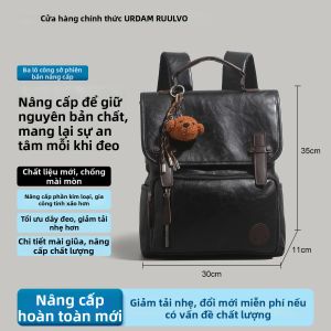 URCDN RDALVO | Balo Da Phong Cách Học Đường Retro Cho Đi Làm và Hoạt Động Ngoài Trời