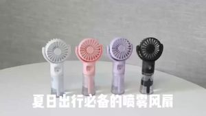 Quạt Phun Sương Mini 2 Trong 1 Sạc USB Cầm Tay Tích Hợp Chức Năng Tạo Độ Ẩm Và Chế Độ Gió Tự Nhiên Giúp Ngủ Ngon