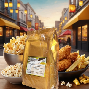 Bumbu Tabur 1 Kg Rasa Keju Asin Kuning - Cocok Untuk Aneka Snack Ayam Shihlin Penambah Rasa Aneka Makanan Dll Enak Dan Halal. Kemasan Alumunium Zip Lock.