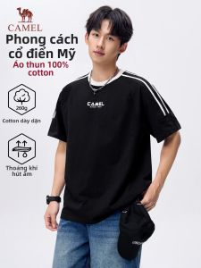 CAMEL | Vintage American Cotton Men Tshirt Spring/Summer Loose Fit