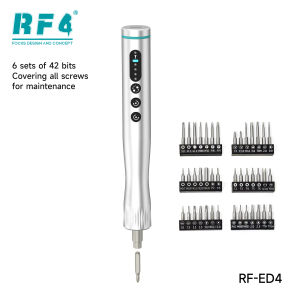 RF4 RF-ED4&RF-ED4S Multi-function Electric Screwdriver Set 42 Bits 4-speed Adjustment for Mobile Phone Repair Screw Removal Tool