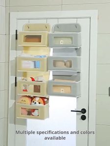 NUVOX 2/3/4 Layers Hanging Storage Bag Wall Mounted Organizer Behind The Door Wardrobe Sundries Bag