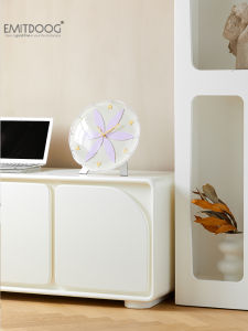 Simple Creative Bubble Balloon Clock Living Room Decorations TV Cabinet Ornaments Office Desktop Acrylic Handmade Artwork