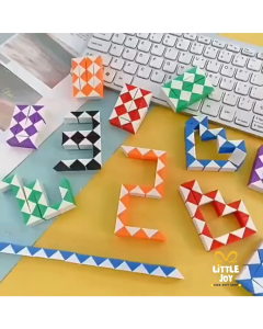 [SG Seller]  24 Blocks Magic Snake Cube Mini Snake Twisty Puzzle Toys Kids Party Bag Filler Goodie Bag