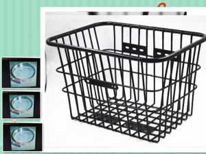 Có Thể Gập Lại Xe Đạp Phía Sau Giỏ Đựng Hàng Xe Điện Xe Núi Lớn Thú Cưng Túi Khung Kim Loại Kích Thước Trung Bình Cho Trẻ Em