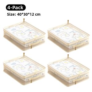 Transparent Visible Bedding Storage Bags For Duvet Covers And Sheets