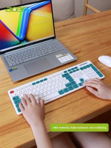 Acer | Female Office Desktop & Laptop Compatible Wired Keyboard & Mouse Set