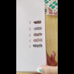 5 สี ดินสอเขียนคิ้ว ติดทนนาน กันน้ำ Double eyebrow